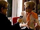 Ellen Kjellberg intervjuas av Dansportalens Anders Jörlén. Foto Cristian Hillbom